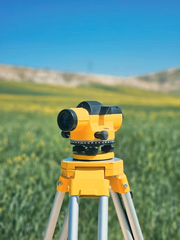 Land evaluation - surveying the site topography